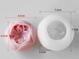 Molde silicona flor inglesa 